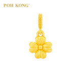POH KONG 916/22K Yellow Gold Blossom Pendant