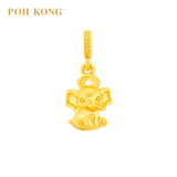 POH KONG 916/22K Yellow Gold Lucky Little Elephant Pendant