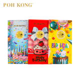 (New) POH KONG 999.9/24K Happy Birthday Gold Wafer Coin