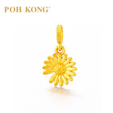 POH KONG 916/22K Yellow Gold Sunshine Daisy Pendant