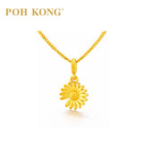 POH KONG 916/22K Yellow Gold Sunshine Daisy Pendant