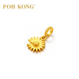 POH KONG 916/22K Yellow Gold Sunshine Daisy Pendant