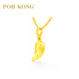 POH KONG 916/22K Yellow Guardian Wing Pendant