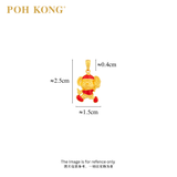 POH KONG Auspicious 916/22K Yellow Gold Rodent Rat of Fortune Pendant (2020)-3.90-4.90