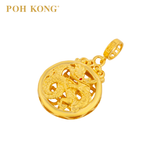 POH KONG 916/22K Happy Love Endless Happiness Dragon Pendant (2023)