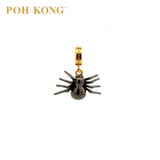 POH KONG 916/22K Gold Tranz Nature Spider Charm