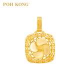 POH KONG 916/22K Yellow Gold Auspicious Turning Fortune Pendant