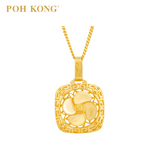POH KONG 916/22K Yellow Gold Auspicious Turning Fortune Pendant