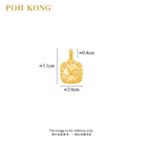 POH KONG 916/22K Yellow Gold Auspicious Turning Fortune Pendant