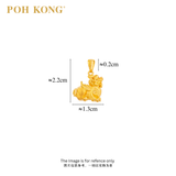 POH KONG 916/22K Gold Auspicious Yellow Gold Golden PIXIU Pendant (2016)