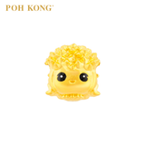 POH KONG 916/22K Yellow Gold Durian Queen With Enamel Pendant