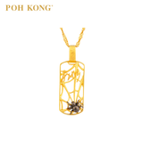 POH KONG Tranz 916/22K Yellow Gold Nature Collection Pendant