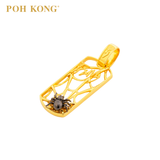 POH KONG Tranz 916/22K Yellow Gold Nature Collection Pendant