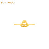 POH KONG 916/22K Gold Crown Minimalist Mini Ring