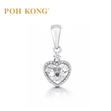POH KONG 750/18K Diamond Petite Heart Pendant
