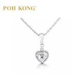 POH KONG 750/18K Diamond Petite Heart Pendant