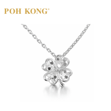 POH KONG 750/18K Diamond Four Leaf Clover Pendant