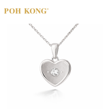 POH KONG 750/18K Diamond Sparkling Heart Pendant
