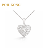 POH KONG 750/18K Diamond Sparkling Heart Pendant