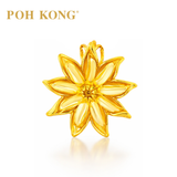POH KONG 916/22K Yellow Gold Anggun Bunga Tanjung Pendant