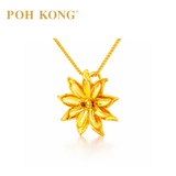 POH KONG 916/22K Yellow Gold Anggun Bunga Tanjung Pendant