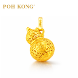 POH KONG 916/22K Yellow Gold Auspicious Fu Gourd Pendant