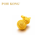 POH KONG 916/22K Yellow Gold Auspicious Fu Gourd Pendant