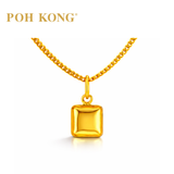 POH KONG 916/22K Yellow Gold  Pendant Square Radiant Pendant