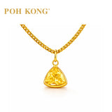 POH KONG 916/22K Yellow Gold Triangle Radiant Pendant