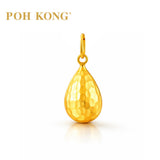 POH KONG 916/22K Yellow Gold Teardrop Radiant Pendant