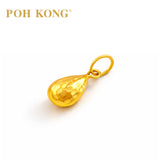 POH KONG 916/22K Yellow Gold Teardrop Radiant Pendant