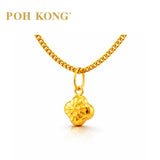 POH KONG 916/22K Yellow Gold Clover Radiant Pendant