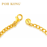 POH KONG 916/22K Yellow Gold Auspicious Four Blessing Bracelet