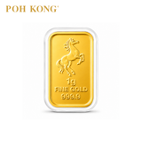 POH KONG 999.9/24K 50th Anniversary Stallion Surge Fine Gold Bar | Limited Edition ( 1G )