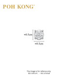POH KONG 750/18K White Gold D'First Luxe Diamonds Earrings