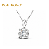 POH KONG 750/18K White Gold D'First Diamond Pendant