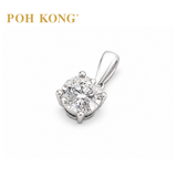POH KONG 750/18K White Gold D'First Diamond Pendant