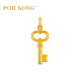 POH KONG 916/22K Yellow Gold Classic Key Pendant