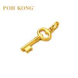 POH KONG 916/22K Yellow Gold Classic Key Pendant