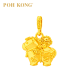 POH KONG 916/22K Yellow Gold Blessing Horse Pendant