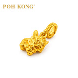 POH KONG 916/22K Yellow Gold Prosperity Pixiu Pendant