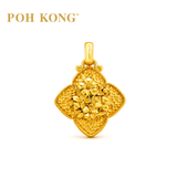POH KONG 916/22K Yellow Gold Anggun Bunga Raya Pendants