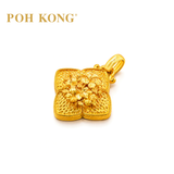 POH KONG 916/22K Yellow Gold Anggun Bunga Raya Pendants