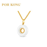 POH KONG 750/18K Yellow Gold Celestial Jade Pendant