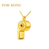 POH KONG 999.9/24K Yellow Gold Lucky Time Whistle Pendant