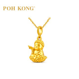 POH KONG 916/22K Yellow Gold Divine Buddha Gold Pendant