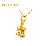 POH KONG 916/22K Yellow Gold Golden Carousel Gold Pendant