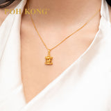 POH KONG 916/22K Yellow Gold Golden Carousel Gold Pendant