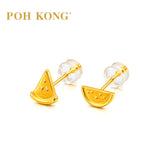 POH KONG 916/22K Yellow Gold Sweet Watermelon Stud Earrings