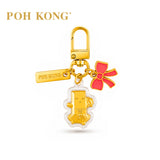 POH KONG 999/24K Gold 50th Anniversary Polee & Kolee Limited Edition Keychain